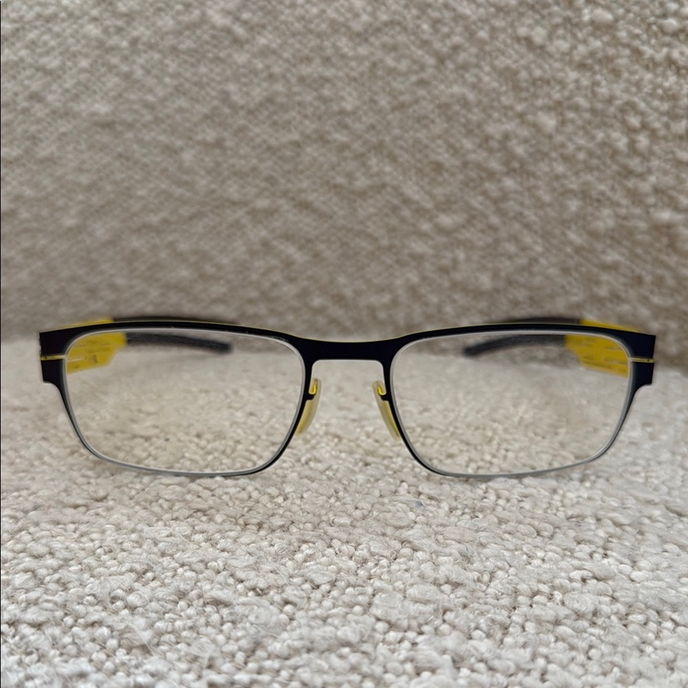ic! berlin rast Men’s glasses - Marine blue and Yellow